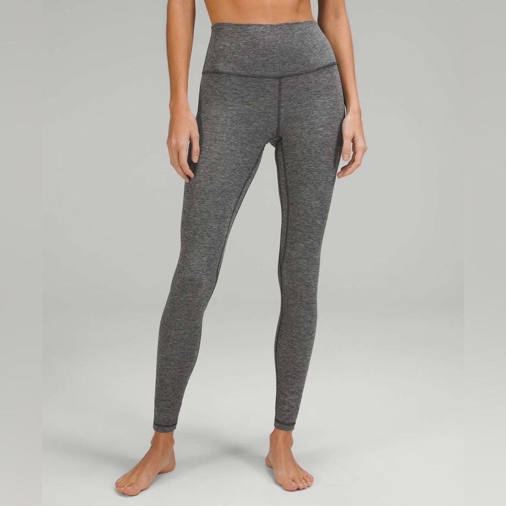 Lululemon Align High-Rise Pant 28" in Heathered Graphite Grey Size 2